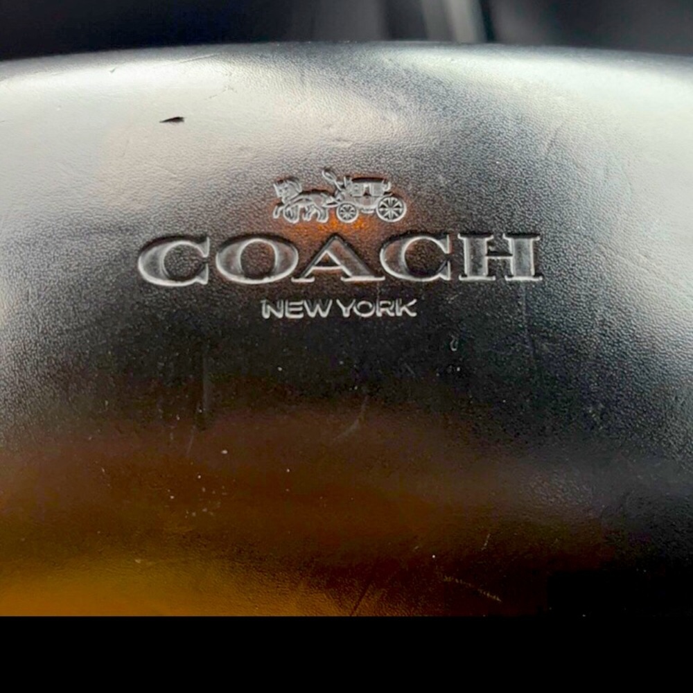 Coach Sunglasses/ 100% Authentic/ Black & Gold trim/pre-owned/ Never Worn